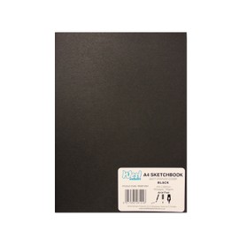 RS261254 A4 Sketchbook MATT Black 140g