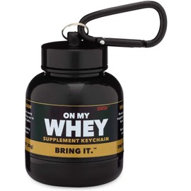 OnMyWhey - Portable Protein and Supplement Powder Funnel Keychain - Classic 3-Pack