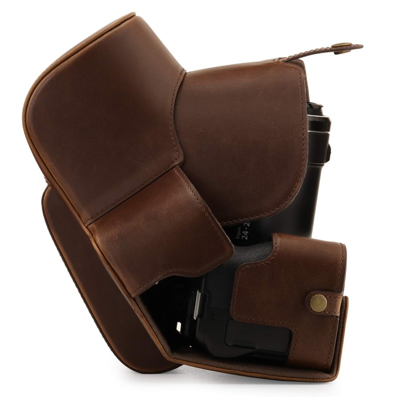 MegaGear Faux Leather Case Compatible with Nikon Coolpix P950 -