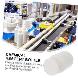 ULTECHNOVO Chemical Reagent Bottle Wide Mouth Ptfe Sample Container for Lab Use Acid and Alkali Resistant Leak Refillable Storage for Chemicals and Solvents