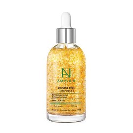 Ampoule N [Gold Lifting Room] Ampoule N 24K Gold Shot Ampoule Large Capacity 100ml Premium Pure Gold Containing Functional Anti-Aging Ampoule / [골드리프팅실] 앰플엔 24K 골드샷 앰플 대용량 100ml 프리미엄 순금 함유 기능성 안티에이징 앰플