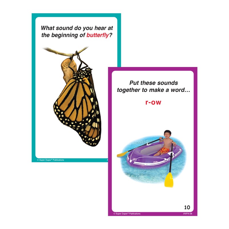 Super Duper Publications | Webber® Phonological Awareness Photo Cards |