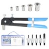 191pcs Heavy Duty Blind Rivet Nut Kit Set, Riveter Tool,