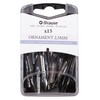 Brause 152025B - Pack of 15 Ornamental Feathers 2.5 mm