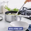 Blue Diamond Cookware Tri-Ply Stainless Steel Ceramic Nonstick, 1.6 QT