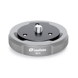 LEOFOTO Q70 Connecting Plate for QS-70 Quick Link Set / 3/8" Screw/Quick Release Plate Anti-Twist Design