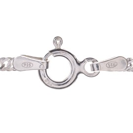 Markylis - Genuine 925 Sterling Silver Fine Italian Jewellery Necklace Chain - 2mm Twisted Singapore - 18inch