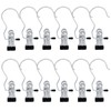 Huji Laundry Hanging Hooks Clothes Boots Chrome Pins Clips Hangers