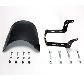 ENDURANCE GROM XJL26P642S1 Motorcycle Meter Visor Set Smoke + Mounting Kit