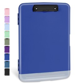 Sooez Clipboard with Storage, High Capacity Nursing Clipboard with Pen Holder, Clip Boards 8.5x11 with Storage, Low-Profile Clip, Lightweight Plastic Clipboard for Teachers, Lawers, Office Workers