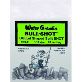 Water Gremlin Company PBS-2 Bull Shot/Pouch 1/16oz 20Pk