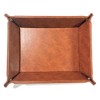 Nvanvmm Catchall Tray Tray Premium PU Leather for Remote Controller,