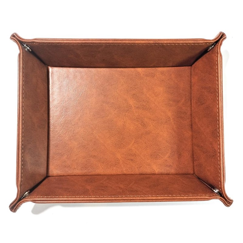 Nvanvmm Catchall Tray Tray Premium PU Leather for Remote Controller,