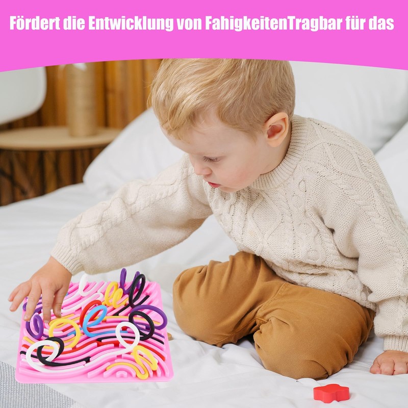 Sensorik Activity Board Double-Sided Activity Board Sensory Activity Board for