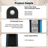 Digital Light Meter, 1-400000Lux Illuminance Meter with Large LCD Screen