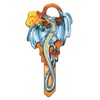 Lucky Line Key Shapes, Medieval DRAGON - House Key Blank,