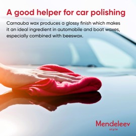 32 Oz Carnauba Wax Flakes for Wood Polishing, Candle Making