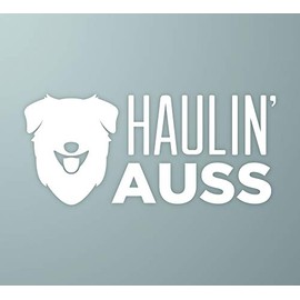 Haulin' Auss | Australian Shepherd Dog Vinyl Decal