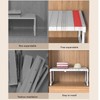 Expandable Shelf Stackable 121lb Load Bearing Divider Storage Rack for