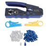 Pass Through Ethernet Crimper RJ45 CAT6 Through Hole Pass Through
