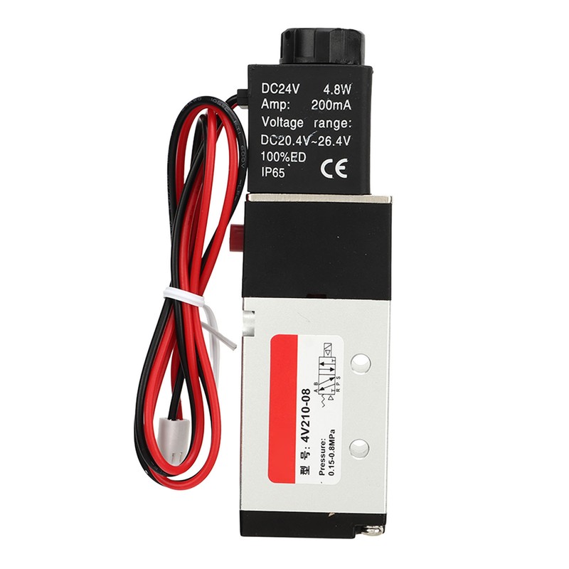 Electric Solenoid Air Valve 4V210 08 5 Way 2 Position