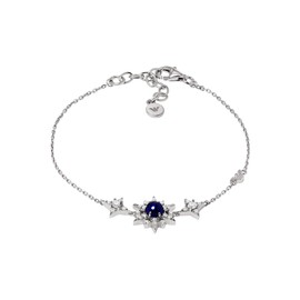 Emporio Armani Women's Sterling Silver Bracelet with Lobster Clasp or Slider Clasp, Sterling Silver, No Gemstone