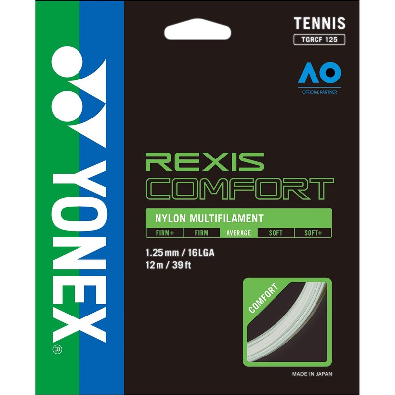 YONEX Rexis Comfort 125 Tennis String (8 Sets)