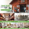 60 Pack Window Fly Traps, Clear Sticky Insect Catchers for
