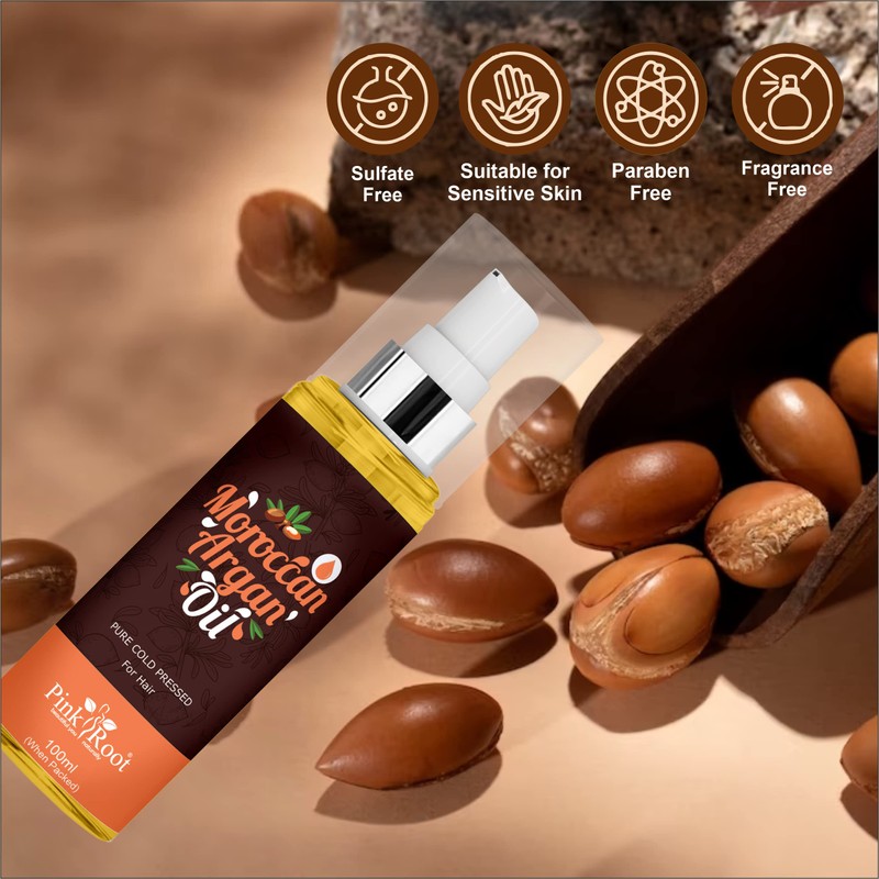 Pink Root Moroccan Argan Oil 100ml