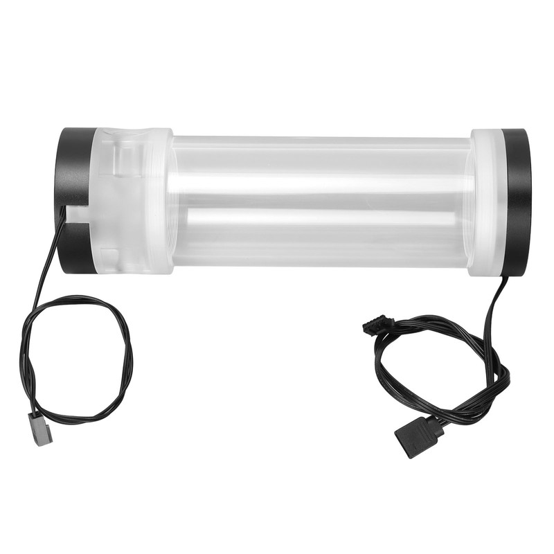 Water Cooling Tank Transparency 210mm Cylinder Temperature Display Reservoir Water