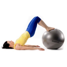 Original Pezzi Maxafe Exercise Ball 53 cm Anthracite with Ball Bowl and Pump
