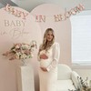 ZAIBIANHAO Baby in Bloom Banner - Floral Baby Shower Decoration,