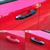 JUIVEEL 4Pcs Glossy Black Style ABS Car Exterior Door Handle