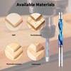 Downcut Spiral Flush Trim Router Bit, 1/4 Inch Shank Solid
