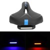 Road Bike Saddle Black Hollow Ergonomic Soft Silicone Sponge Tail