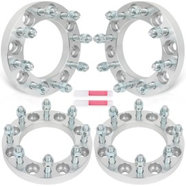 SCITOO 4Pcs 8x6.5 Wheel Spacers 1 inch Bore 126mm Studs 9/16" 8 Lug Wheel Spacers No Hubcentric Fit for Ram 3500 2011-2013,for Ram 2500 2011-2013,for Dodge Ram 3500 2003-2010