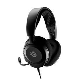 SteelSeries Arctis Nova 1 Multi-System Gaming Headset, Hi-Fi Drivers, Spatial Audio, Comfort Design, Durable, Ultra Lightweight, Noise-Cancelling Mic- Black (Renewed)