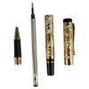Gullor Advanced Rollerball Pen Jinhao 5000 Apricot and Gold Dragon