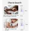 Hearprotek Ear Plugs for Sleeping, [2 Pairs] Earplugs for Sleep-Reusable