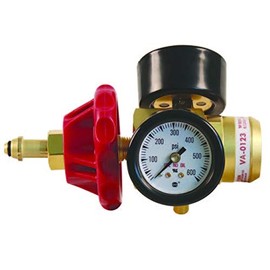 Western Enterprises VA-0123 Acetylene HVAC Regulator, Brass/Red