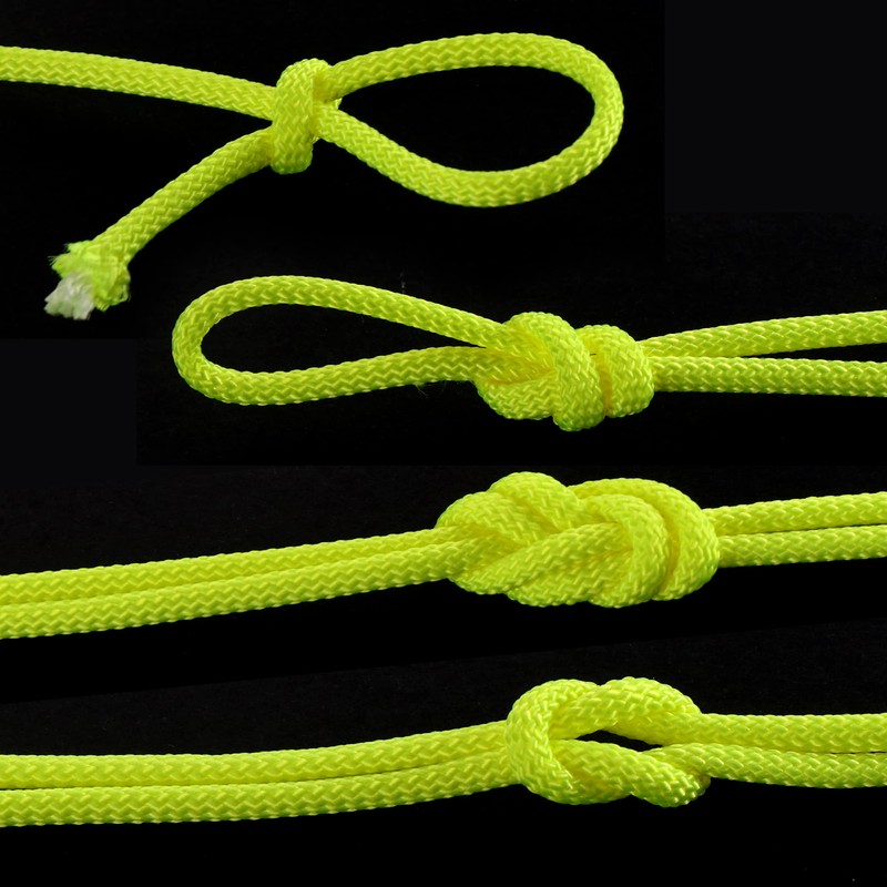 com-four® Paracord cord Ø 3mm, 100m - rope with 3