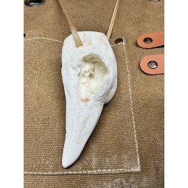 WILD TURKEY GOBBLER REPLICA SKULL NECKLACE OR CHARM!  COMES WITH 22in GOLD ROPE!