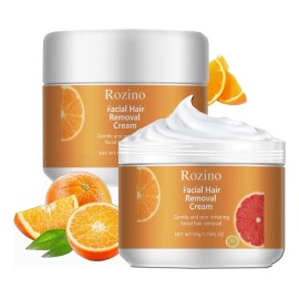 Crema Depilatoria Facial De Naranja Para Labio Superior Y Me