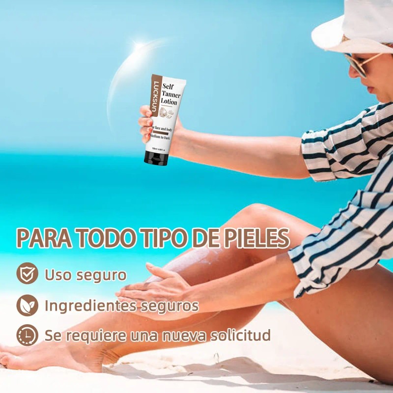 Loción Autobronceadora Spf 30+ Protección Bronceadora Hidrat