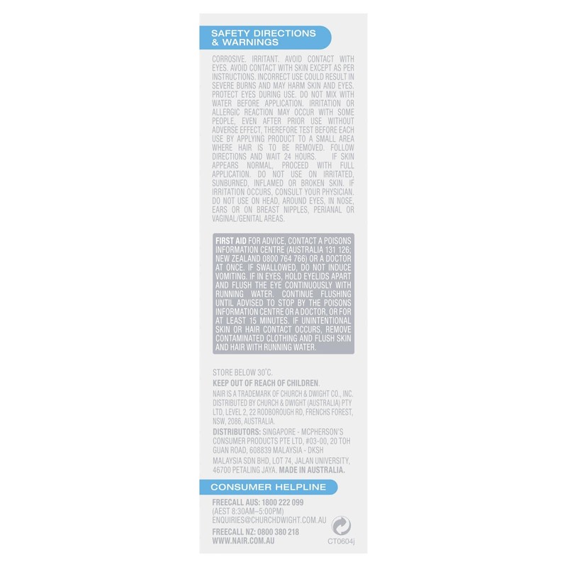 Nair Hair Remover Cream Sensitive 75g