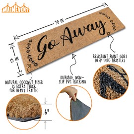Go Away Mat 50x15 Inch, Long Unwelcome Mat Go Away, Go Away Door Mat, Go Away Doormat, Large Welcome Mat Go Away, Go Away Front Door Mat, Go Away Outdoor Mat, Go Away Welcome Mat, Outdoor Mat Go Away