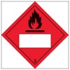 V Safety Flammable 3 UN Substance Numbering Hazard Label-250x250mm-Magnetic Safety