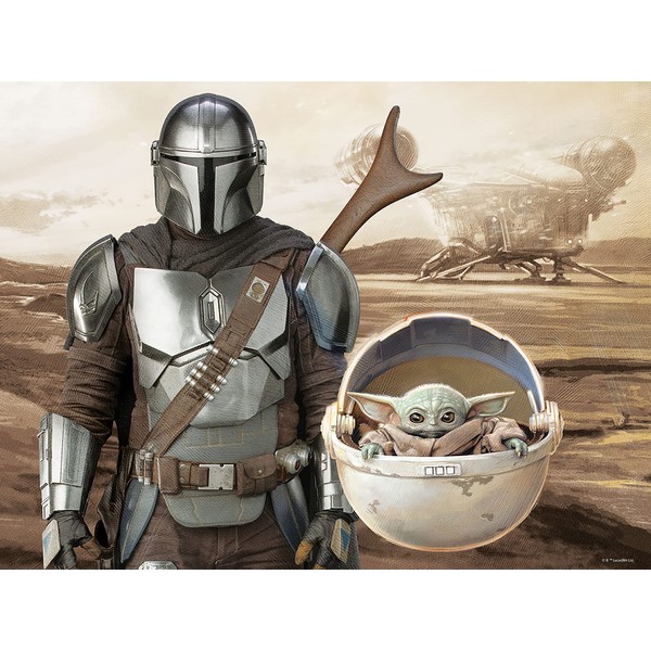 Prime 3D ST32629 RD-RS263094 Mandalorian 3D Puzzle, Multicolor, único