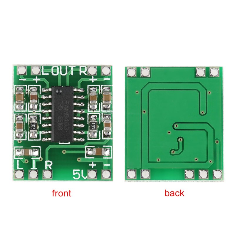 Dual Channel Power Amplifier, Audio Power Amplifier Module 2.5V-5.5V 3W+3W