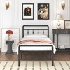 Nailsong 18 Inch Twin XL Bed Frames with Headboard and